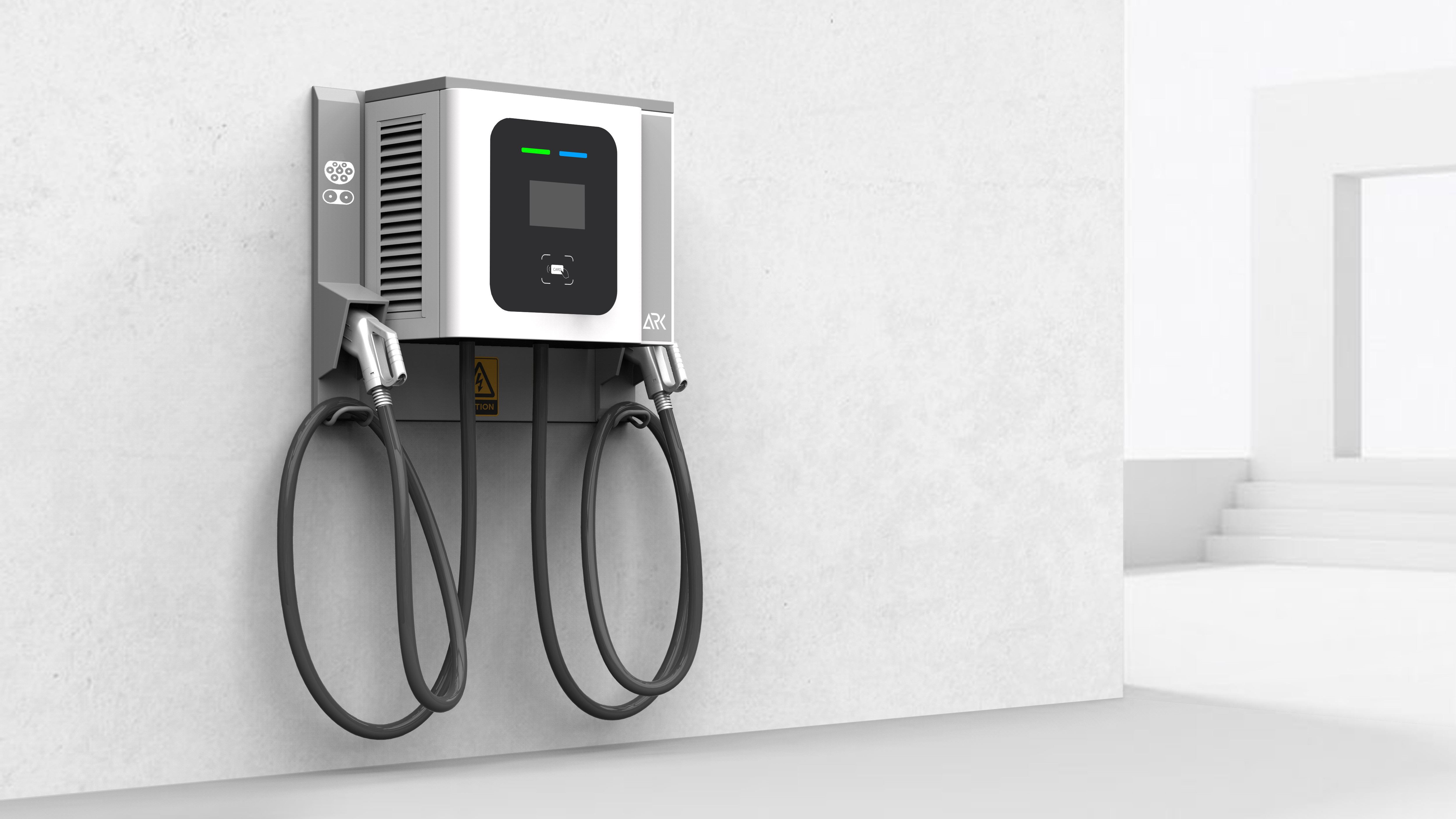 40KW Wallbox CCS CHAdeMO DC Electric Car Charging Stations OCPP V1.6J RFID