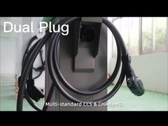 40kw Floor-mounted DC EV Fast CCS Charging Station Car RFID 3 Phase CHAdeMO