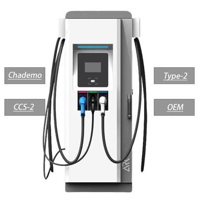 Ccs Chademo Electric Car Dc Charger 3gun IP54 60kw 120kw 150kw With Ce