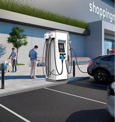 Commercial DC EV Charger 180kw Fast Charging CCS CHAdeMo with LCD Display