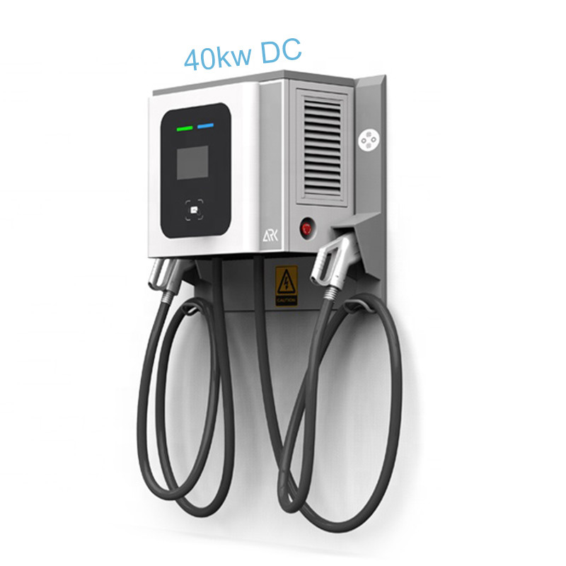 40KW Level 3 CCS2 DC Fast EV Charger CHAdeMO Charging Electric Cars EVSE OCPP1.6