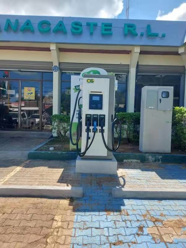 Commercial Smart 3 Guns Dc Ev Charging Station Chademo Ccs 120kw 60kw 150kw