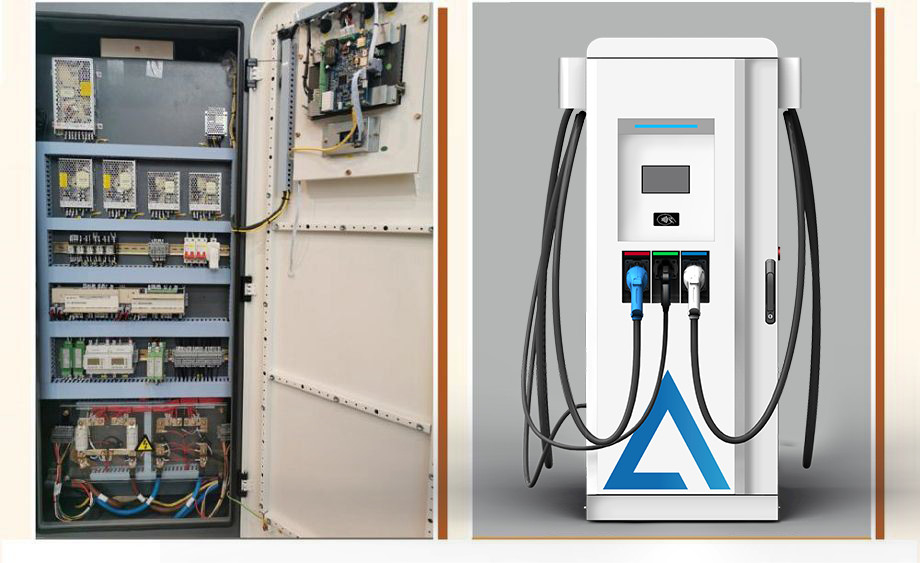 Easy Operation Ev Car Charger Station Dc 60kw 120kw 150kw App Control Stand IP54 IK10