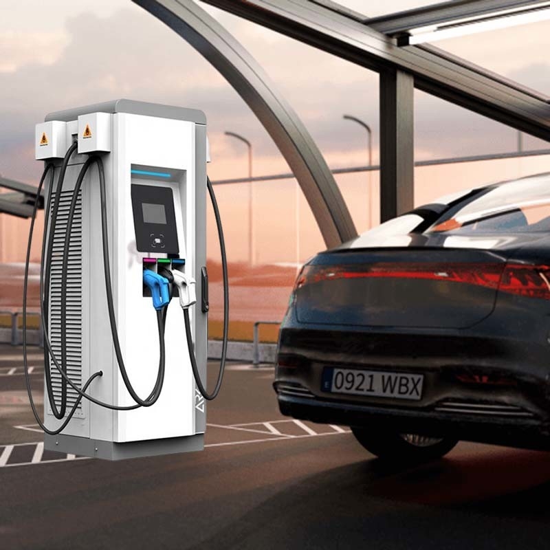 IP54 160KW AC DC Integrated Public Car Fast EV Charger With CCS CHAdeMO Type2