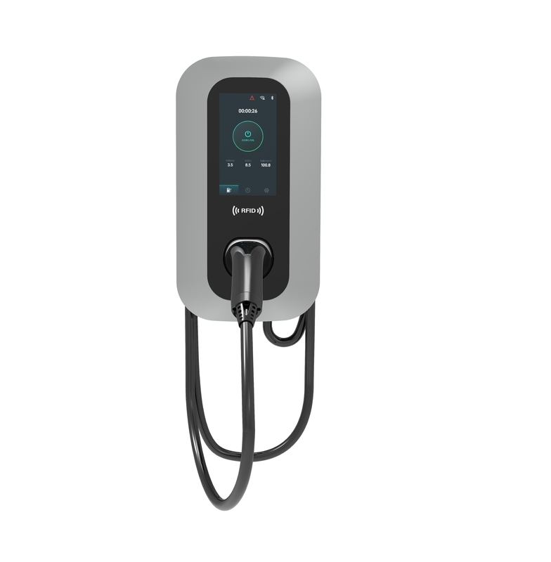 Robust 7kW AC EV Charging Station with 10 Protection Functions and -25°C to +50°C Operating Range