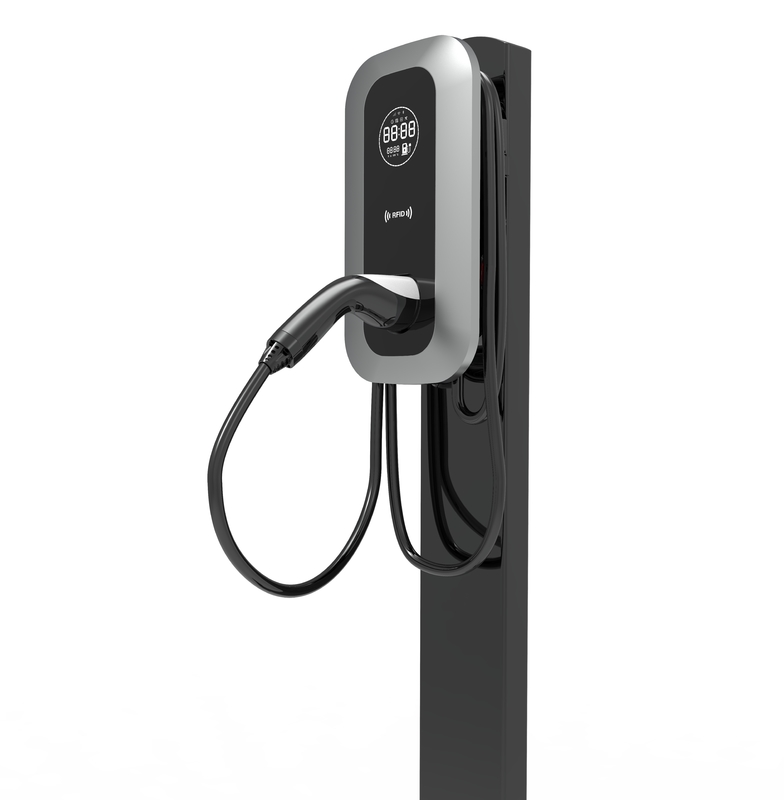Robust 7kW AC EV Charging Station with 10 Protection Functions and -25°C to +50°C Operating Range