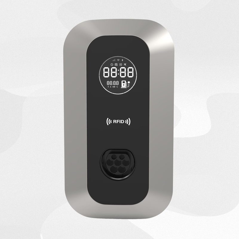 7kW AC Type-2 Bluetooth Smart EV Charging Station with IEC 61851-22 & CE Certification