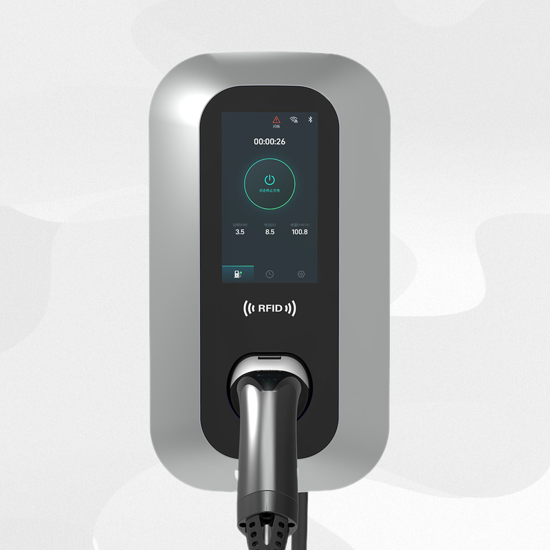 7kW AC Type-2 Bluetooth Smart EV Charging Station with IEC 61851-22 & CE Certification