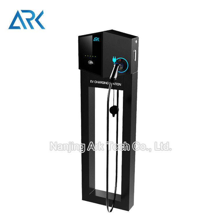 Natural Cooling 11KW Wall Mounted AC Commercial EV Charger