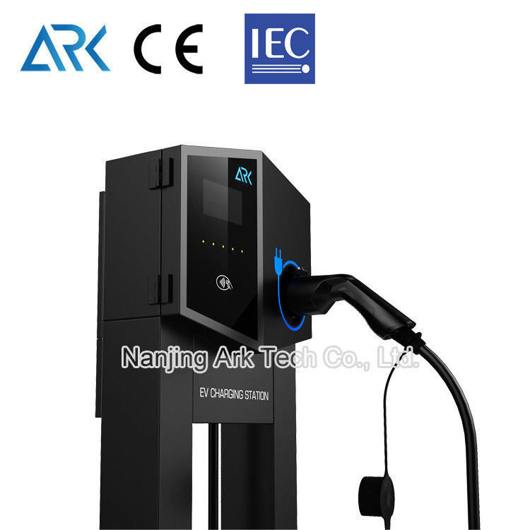 RFID And LCD Display 400V Wallbox Commercial EV Charger