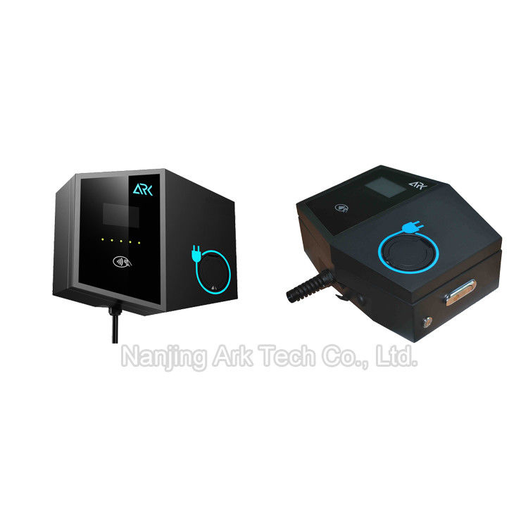 32 Amp 22KW Type 2 400V EV Charger Point With Natural Cooling And Wifi Connection