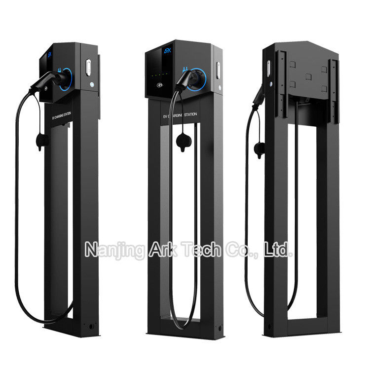 22KW 32A WIFI 4G RFID Electric Car Wallbox Charger Type 2 Cable