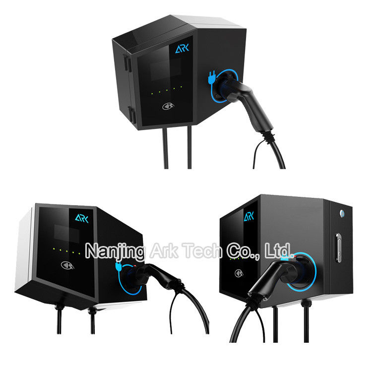 11KW 22KW 400V Smart EV Charging Station With Self Reset Function Of Leakage Protection