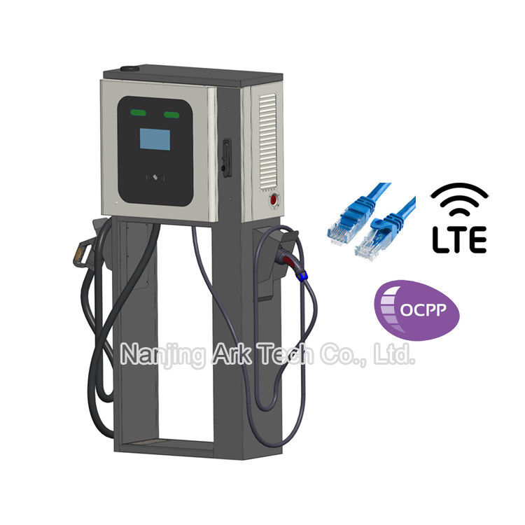 Three Phase CCS CHAdeMO DC Electric Charging Stations European Standard