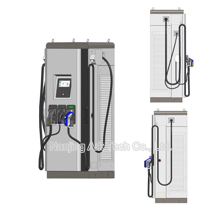 Fan Cooling 150KW IP54 CCS DC Fast Charging With Trible Connectors