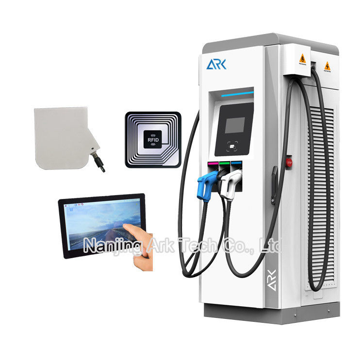 60KW EV Fast Charging Stations with CCS, CHAdeMO charging connectors