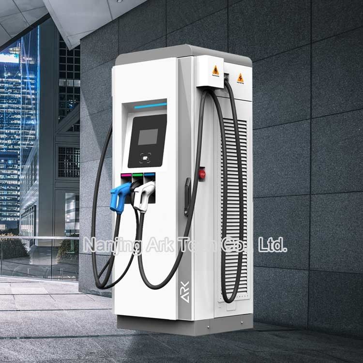 60KW EV Fast Charging Stations with CCS, CHAdeMO charging connectors