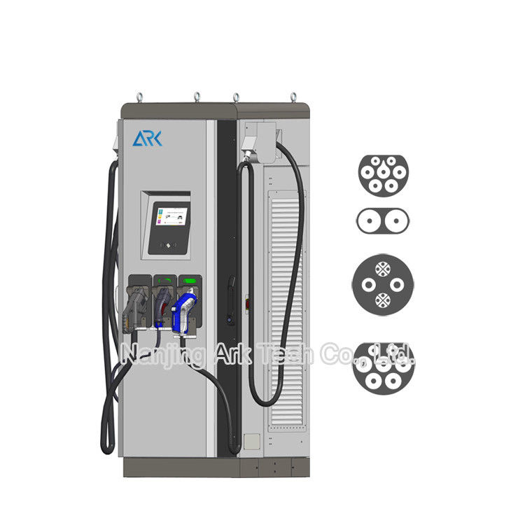 Outdoor Mode 4 RFID 60KW IP54 EV Fast Charging Stations