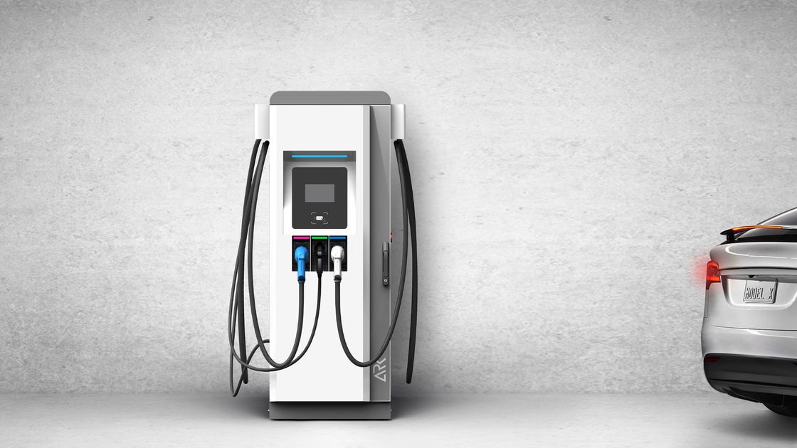 OCPP 1.6J DC 60- 160kw CCS Fast EV Charging Station Three Connectors CE Certified