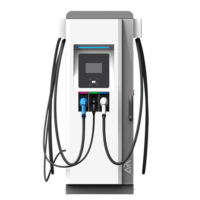 Metal Shell EV Smart Charger RFID OCPP CCS Chademo Type 2 Level 3 150kw
