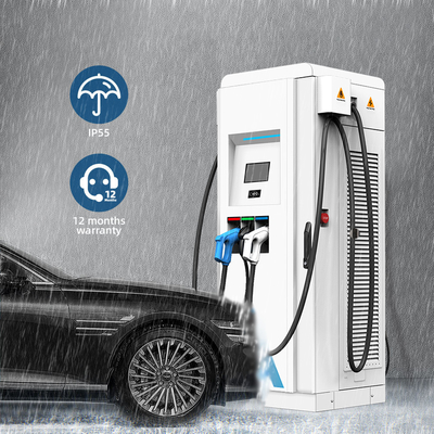High Power Efficient Metal Enclosure DC EV Charger with CCS CHAdeMO