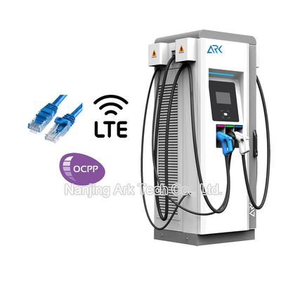 Ark 60KW CCS CHAdeMO EV fast Charging station with 22kW AC Type - 2 Outlet OCPP RFID and CE