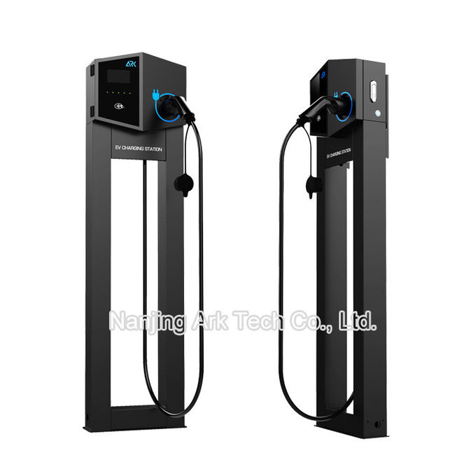 Wall Mounted 22KW 400V EV Charger Point , 3 Phase Level 2 EV Charging Station 0